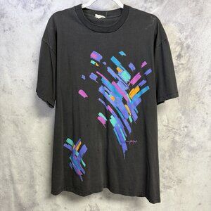 Vintage Gilda Marx Art T Shirt Mens XL 23x29.5 Black 90s Single Stitch